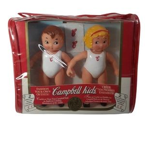 Campbell Soup Kids Vintage 1995 Fibre Craft Collector 5" Zipper Case New NIP